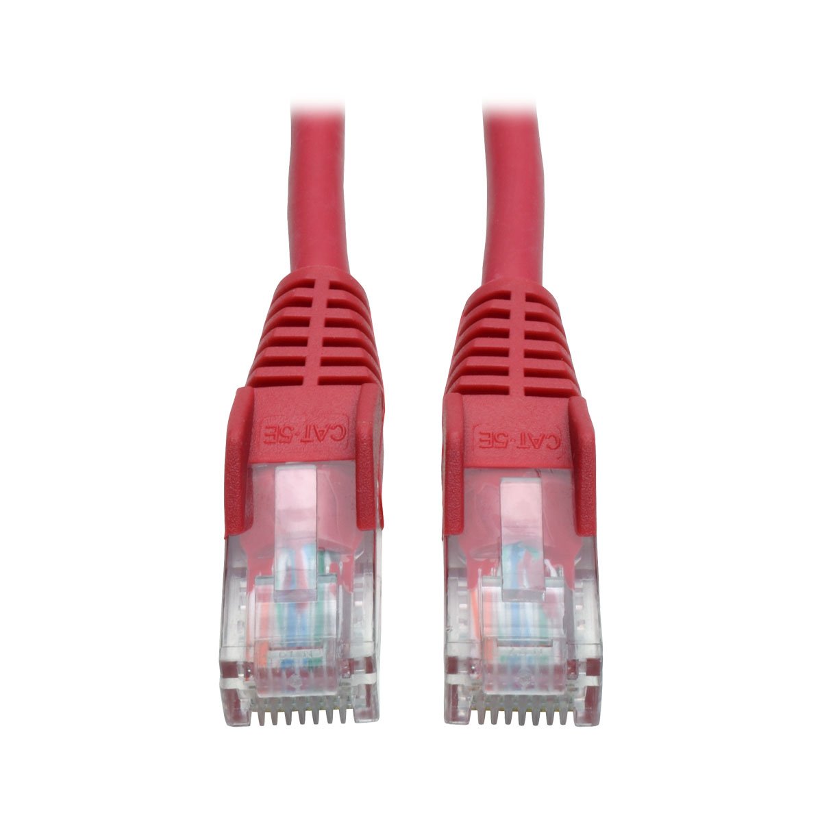 Tripp Lite Cat5e 350MHz Snagless Molded Patch Cable (RJ45 M/M) - Red, 3-ft.(N001-003-RD)