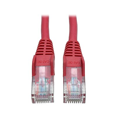 Eaton Tripp Lite Series Cat5e 350 MHz Snagless Molded (UTP) Ethernet Cable (RJ45 M/M), PoE - Red, 5 ft. (1.52 m) - N001005RD