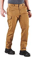 5.11 Tactical Men's Icon Pant, Straight Fit, 8 Pockets, Flex‑Tac Ripstop, Style 74521ABR