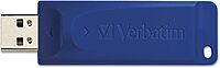 VERBATIM USB 2.0 Retractable Cap-less Flash Drive - Universally Compatible