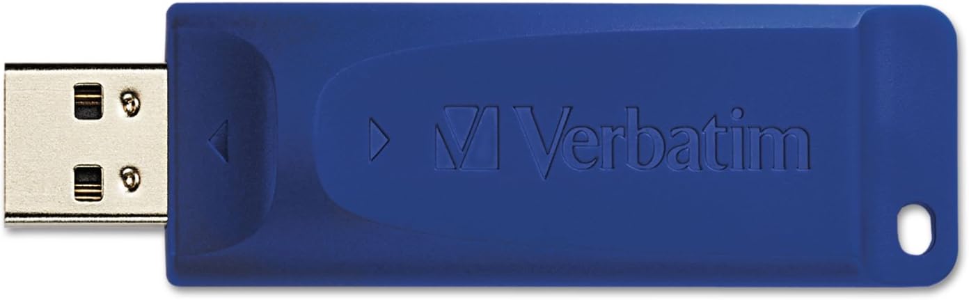 VERBATIM USB 2.0 Retractable Cap-less Flash Drive - Universally Compatible