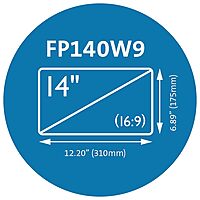 Kensington 14 inch Laptop Privacy Screen Laptop, 16:9 Laptop Screen Privacy Filter, Anti-Glare, Blue Ray Reduction