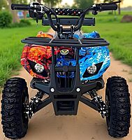 Revamp Buggy for Kids ATV Quad Bike with Suspension, Motorized Cars, Drive Electric Truck, Ride On Toys With Led Lights