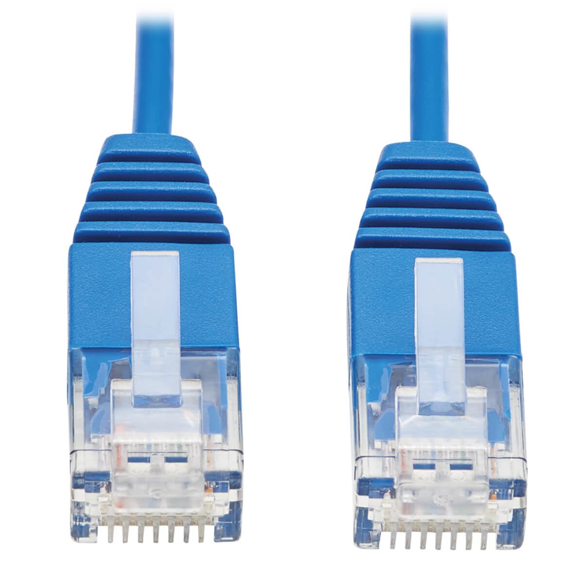TRIPP LITE CAT6a 10G Ultra-Slim Molded UTP Ethernet Cable, Blue