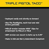 High Speed Gear Pistol TACO Single Magazine Pouch, MOLLE