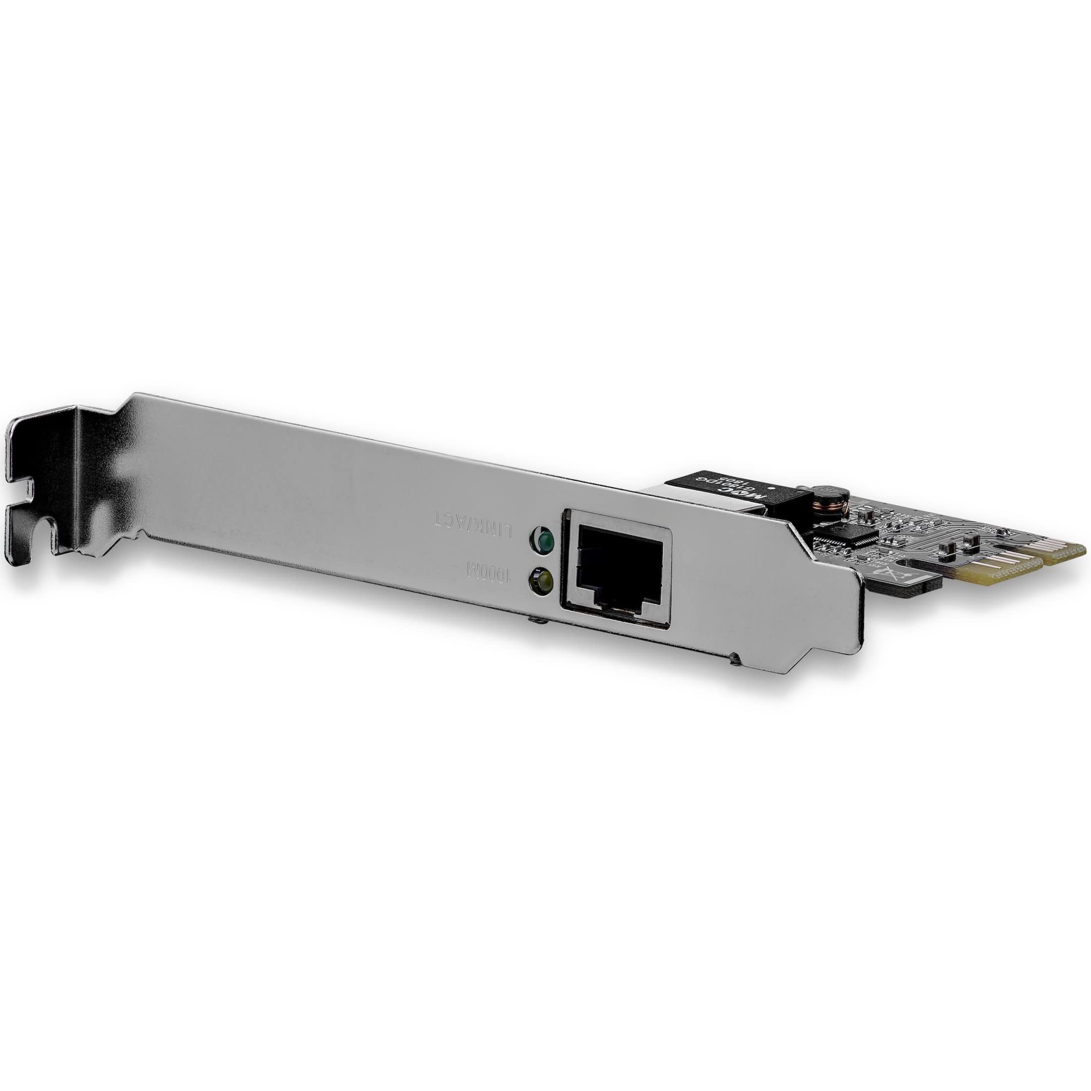 StarTech.com 1 Port PCIe Gigabit Network Server Adapter NIC Card - Dual Profile