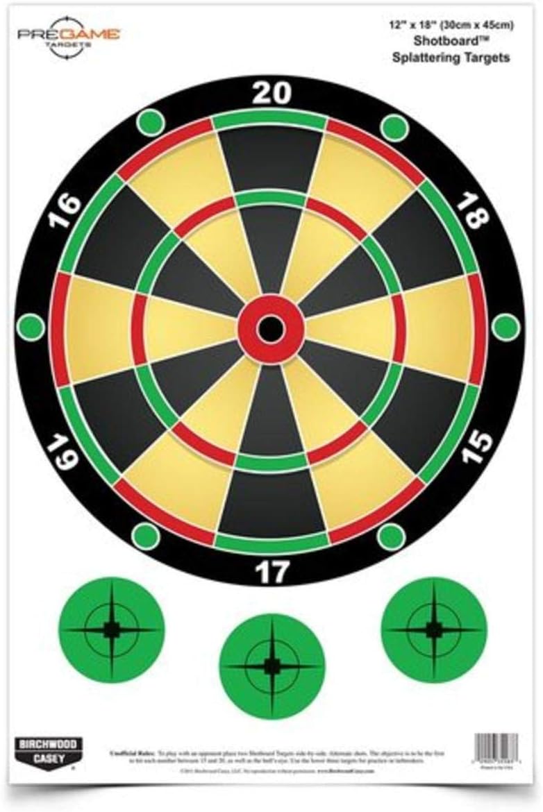BIRCHWOOD CASEY Pregame Splattering Targets for Shooting