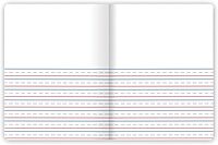 Mead Primary Journal, Half Page Ruled Creative Story Tablet, Grades K-2, 7 1/2" x 9 3/4", 100 Sheets