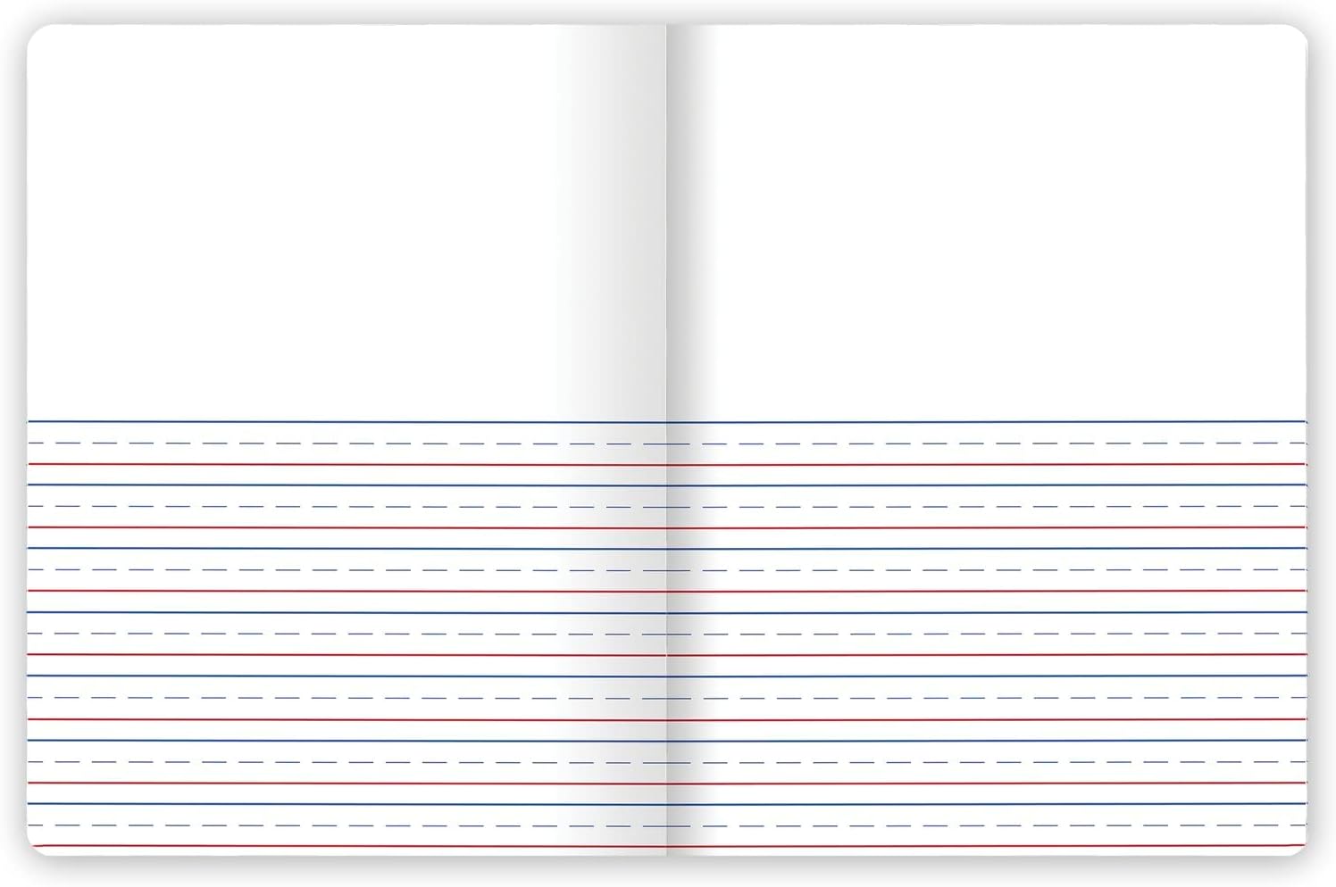 Mead Primary Journal, Half Page Ruled Creative Story Tablet, Grades K-2, 7 1/2" x 9 3/4", 100 Sheets