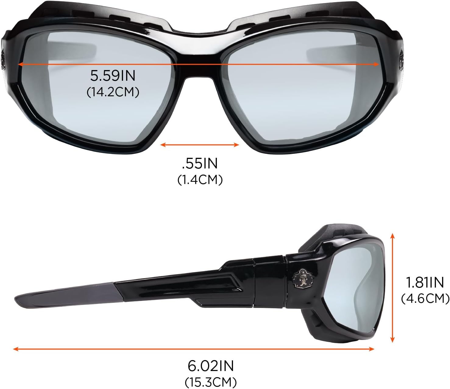 Ergodyne Skullerz LOKI Convertible Safety Glasses/Goggles