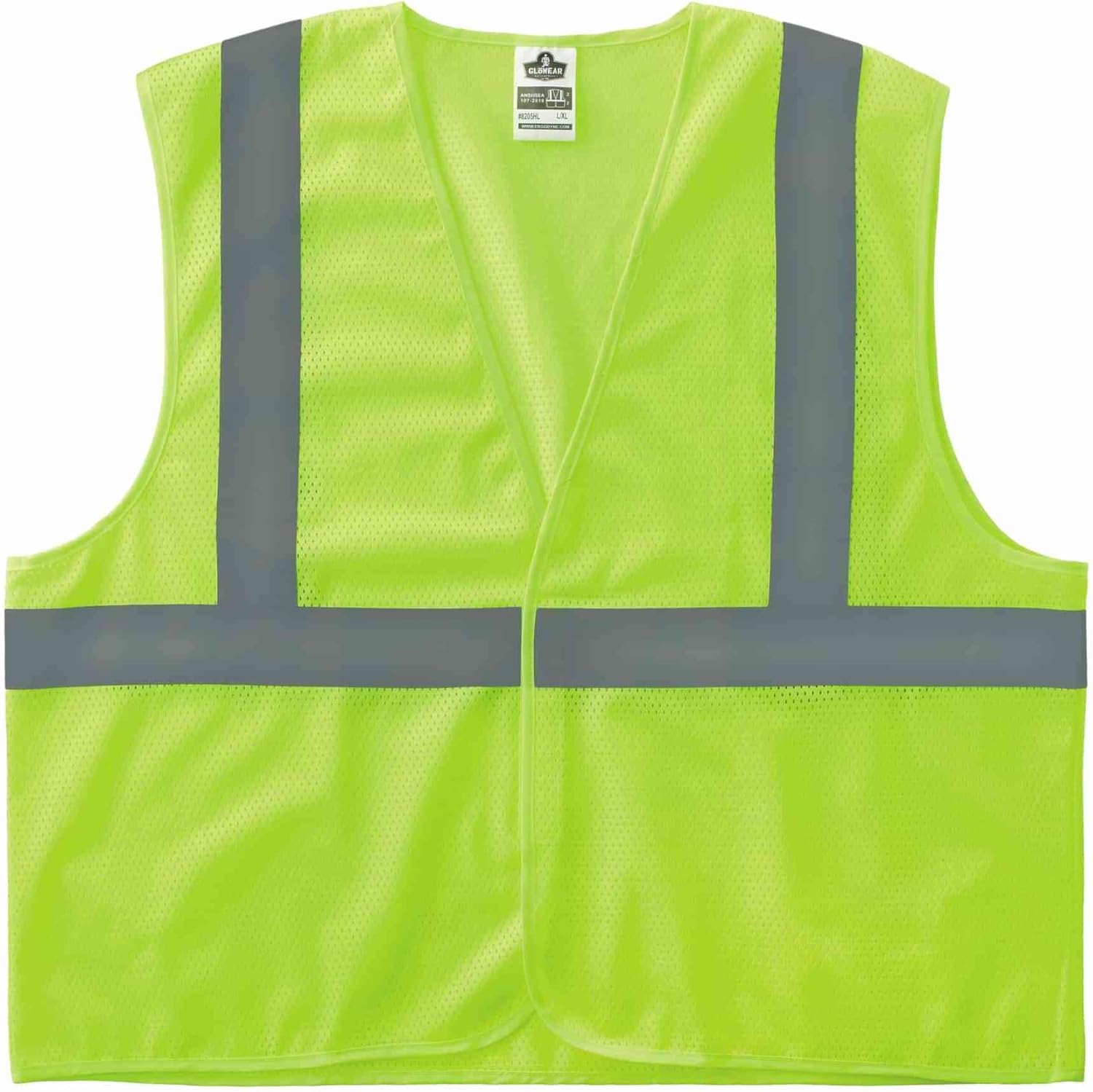 ERGODYNE GloWear 8205HL-ECO Recycled Hi-Vis Vest - Type R Class 2
