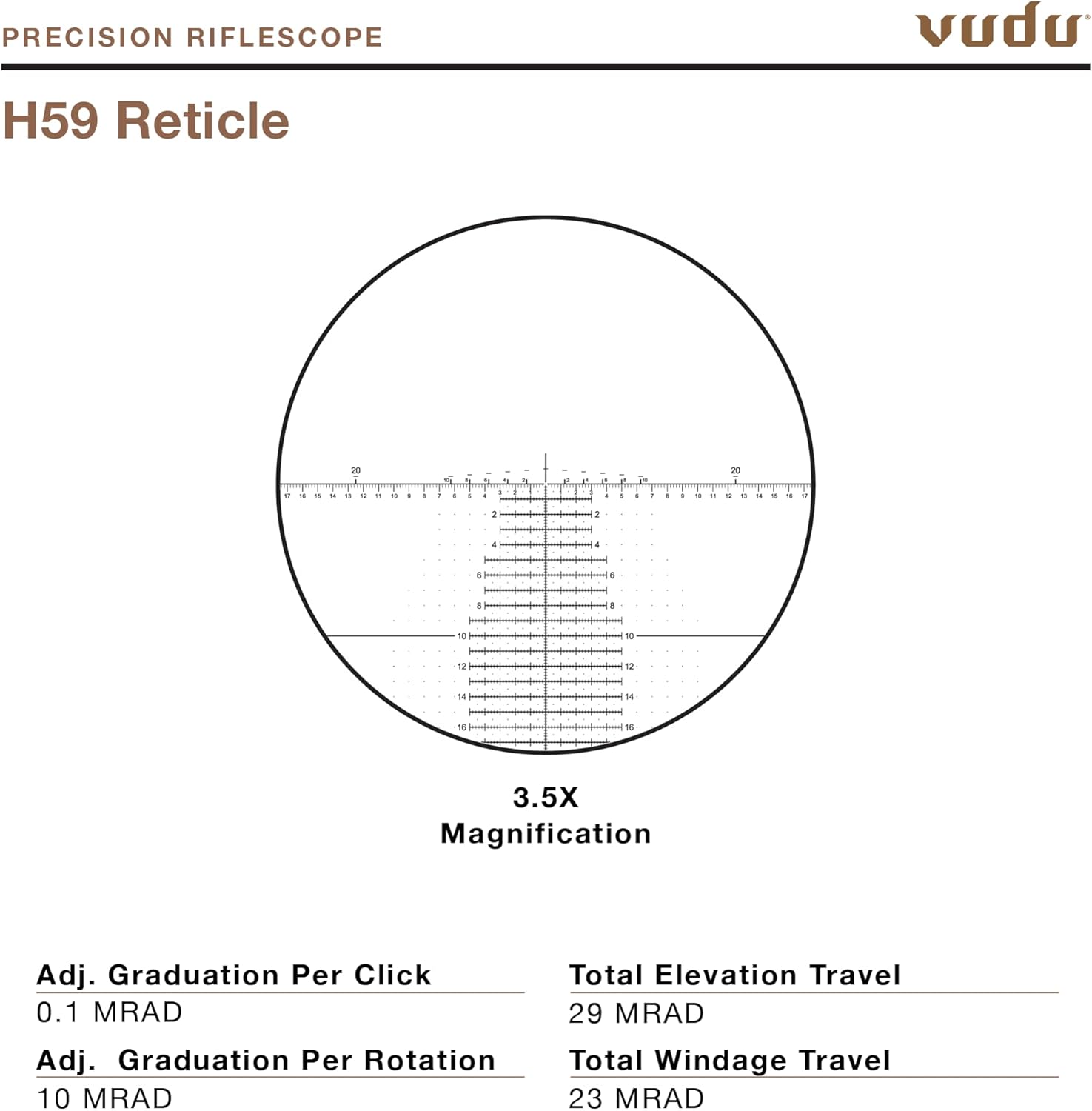 EOTECH Vudu Precision Rifle Scope FFP