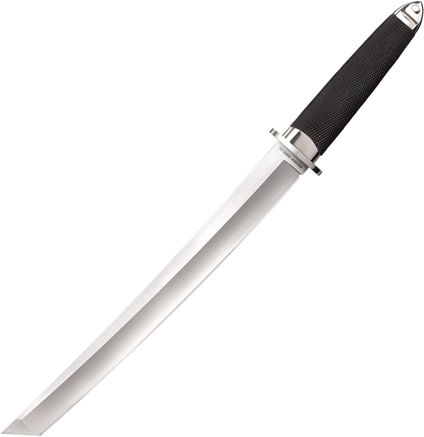Cold Steel Magnum Tanto VG-10 San Mai Razor-Sharp Blade Kray-Ex Handle Military Tactical Fixed Blade Knife withSecure-Ex