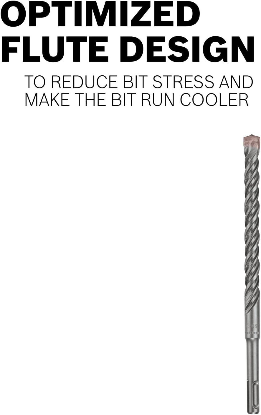 BOSCH HC2302 5/32 In. x 3-1/2 In. x 6-1/2 In. Bulldog SDS-Plus Hex Drive Rotary Hammer Bit