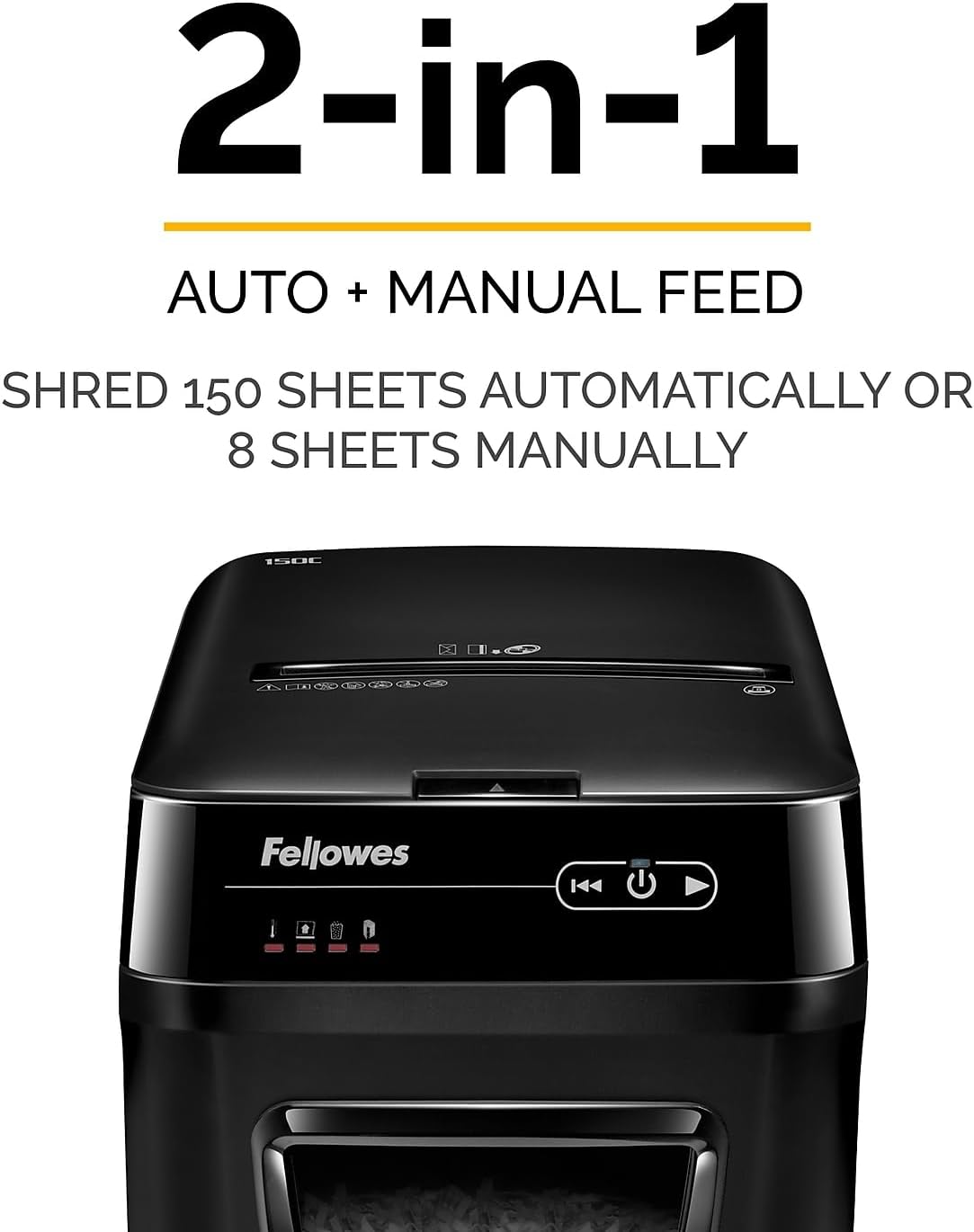 Fellowes 150-Sheet Cross-Cut 150C AutoMax