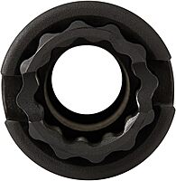 Klein Tools 66031 3-in-1 Slotted Impact Socket, 12-Point Deep Sockets, Coaxial Spring Loaded, 3/4 and 9/16-Inch Hex Sizes