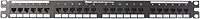 Panduit DP24688TGY Category-6 24-Port Flat Punchdown Patch Panel 1 RU Black