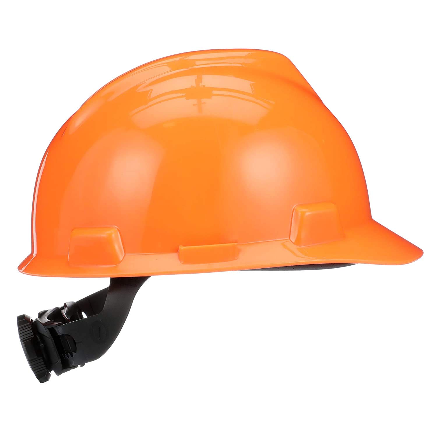 MSA 488146 V-Gard Cap Style Safety Hard Hat With Fas-Trac III Ratchet Suspension | Polyethylene Shell