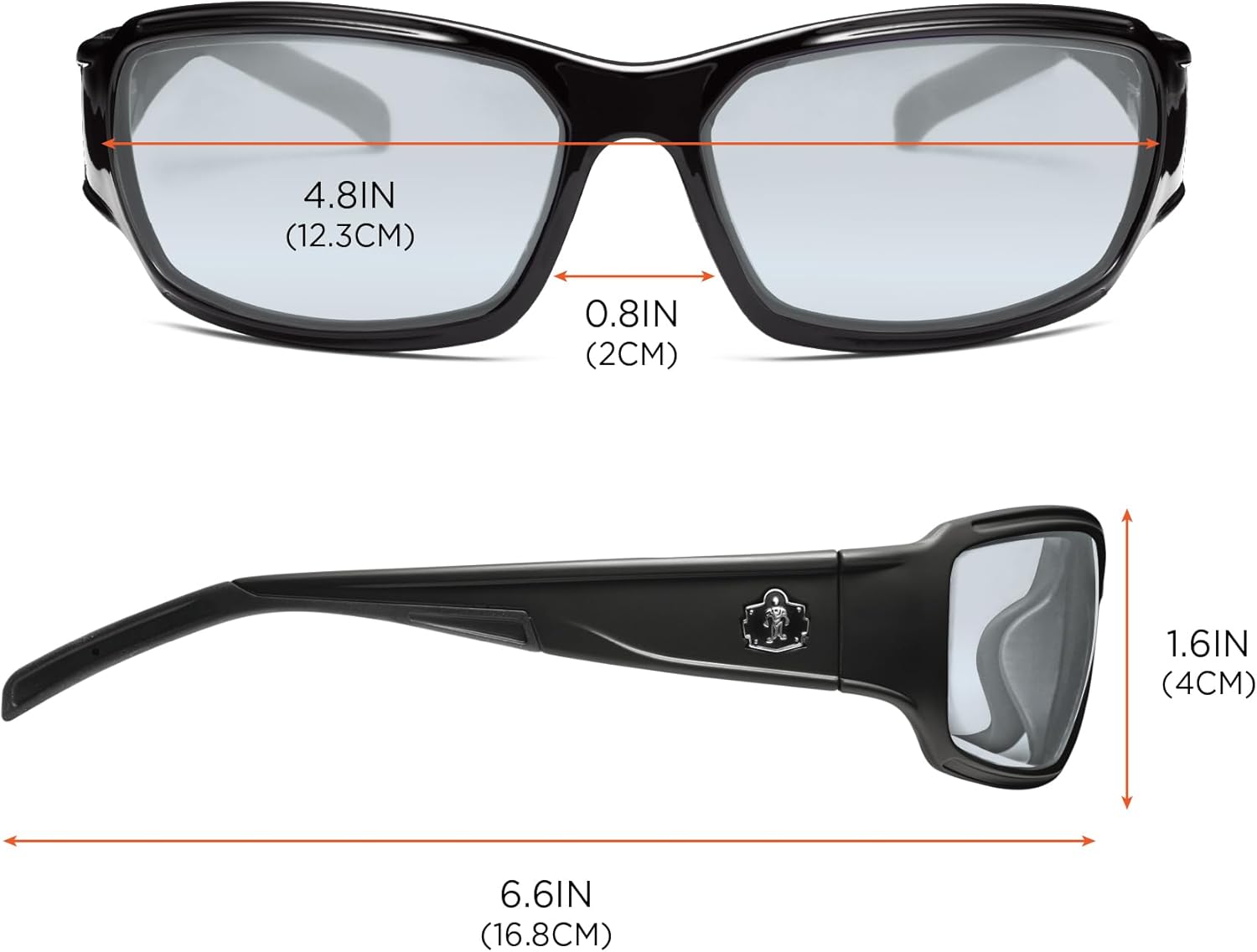 ERGODYNE Skullerz THOR Anti-Fog Safety Glasses