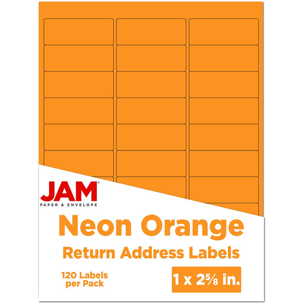 JAM PAPER Mailing Address Labels - Self-Adhesive Rectangular