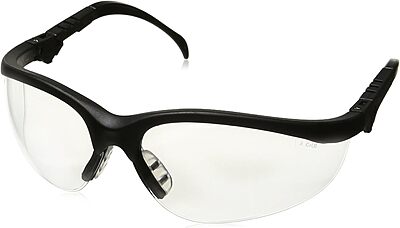 MCR Safety Glasses Klondike KD3 Polycarbonate lenses with UV Protection, 1 Pair Clear One Size