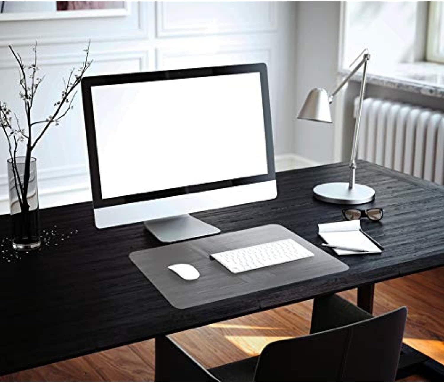 FLOORTEX Desktex Clear Vinyl Desk Pads, Pack of 4