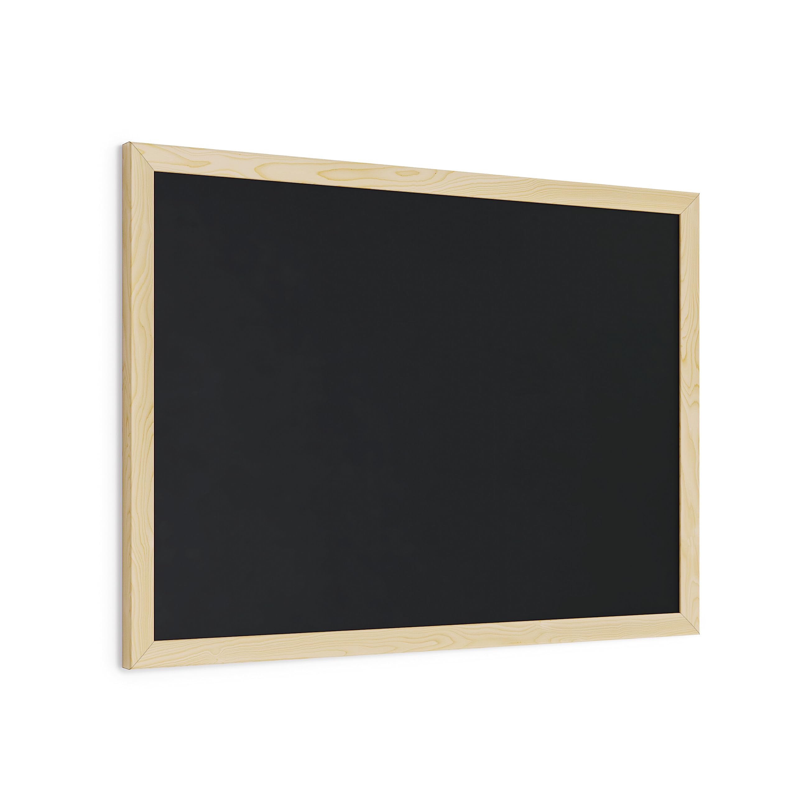 U Brands Chalkboard, 24in X 18in, Birch Wood Frame, Actual Size 23in X 17in (310U00-01)