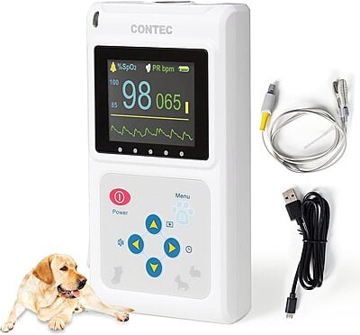 CONTEC CMS60D-VET Veterinario Pulso Veterinario Vet SPO2 Monitor de Pulso Monitor de Oído/Lengua SPO2 Sensor CONTEC CMS60D-VET Veterinario Pulso Veterinario Vet SPO2 Monitor de Pulso Monitor de Oído/Lengua SPO2 Sensor