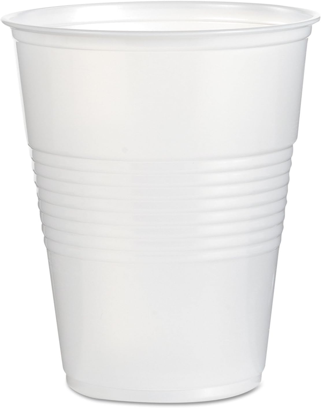 Boardwalk TRANSCUP16CT Translucent Plastic Cold Cups, 16oz, 50/Bag, 20 Bags/Carton