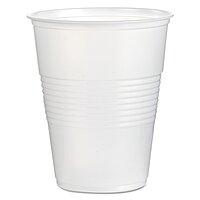 Boardwalk TRANSCUP16CT Translucent Plastic Cold Cups, 16oz, 50/Bag, 20 Bags/Carton