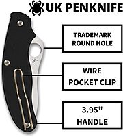 SPYDERCO UK Penknife Lightweight Slip-Joint Pocket Knife