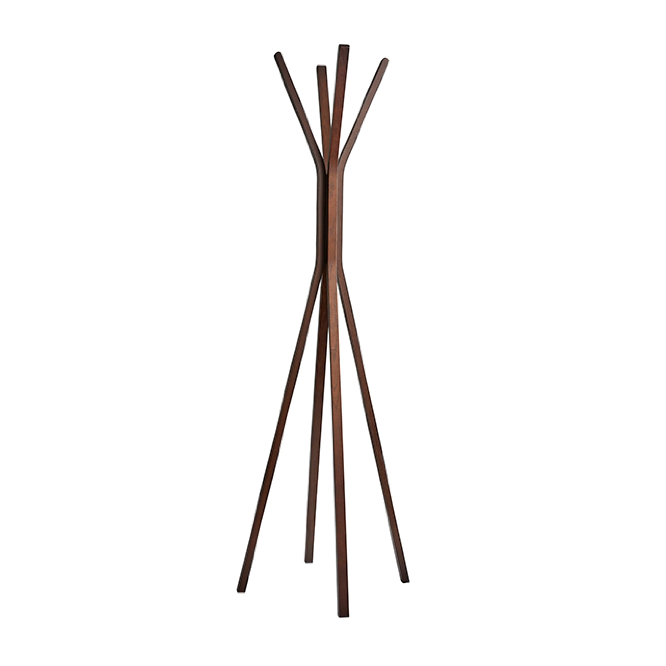 Adesso Toby Coat Rack, 68.25" T x 16.5" W x 16.5" D, Walnut