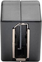 Tripp Lite Mini DisplayPort to DisplayPort Keystone/Panel Mount Angled Adapter (F/F), All-in-One, MDP to DP