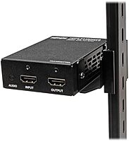 Tripp Lite DIN Rail-Mounting Bracket for Digital Signage, Version 2-65 mm Mounting Distance (B110-DIN-02), Black