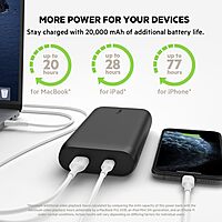 Belkin BoostCharge 20,000 mAh Portable Power Bank USB-C PD
