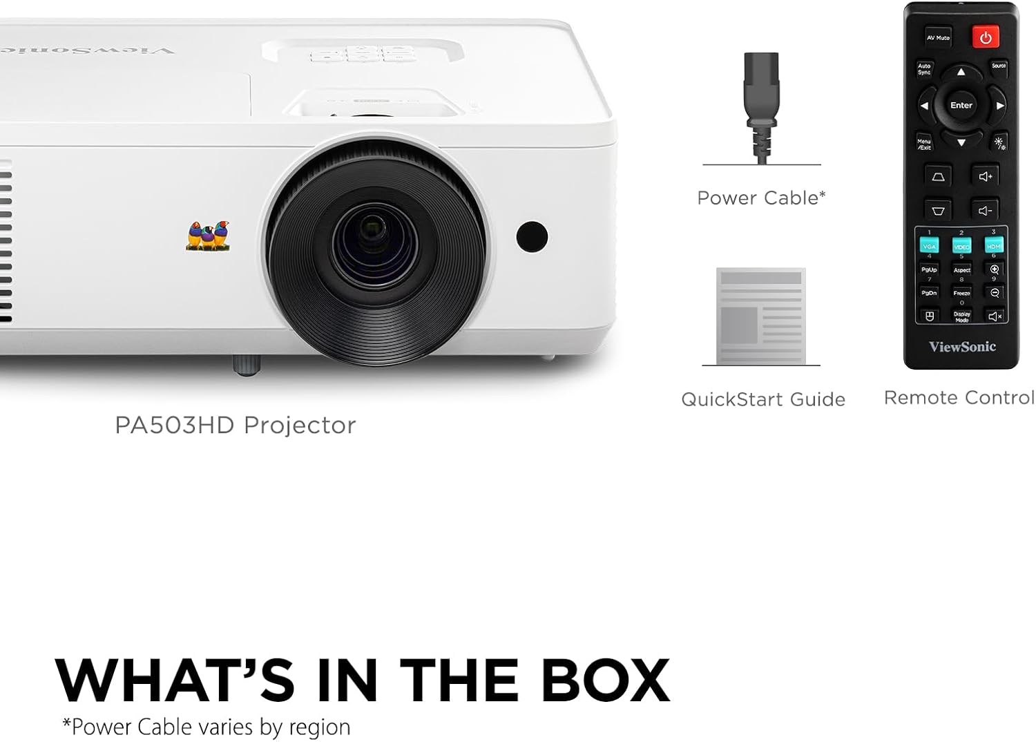 VIEWSONIC PA503 Series 4000 Lumens DLP Projector