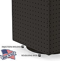 Azar Displays 4-Sided Revolving Pegboard Countertop Display 14 x 14 x 20