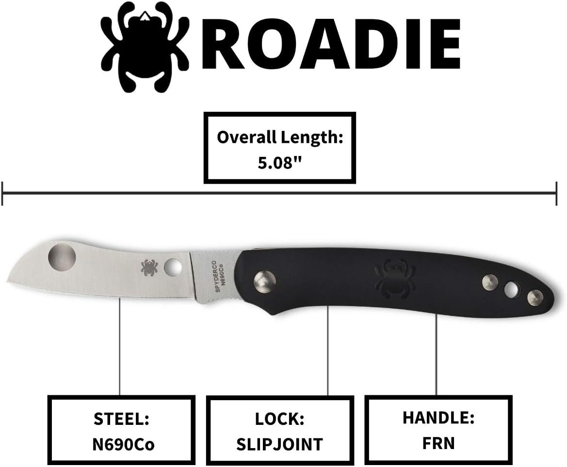 SPYDERCO Roadie Non-Locking Folding Pocket Knife