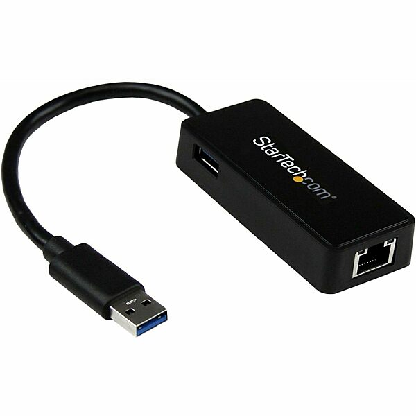 StarTech.com USB to Gigabit Ethernet Adapter with USB Port