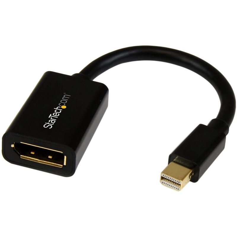 StarTech.com Mini DisplayPort to DisplayPort Adapter - 4K x 2K UHD Video - Mini DP to DP Converter