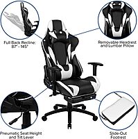 Flash Furniture X20 X30 LeatherSoft Racing Gaming Chair Ergonomic High-Back Computer Chair
