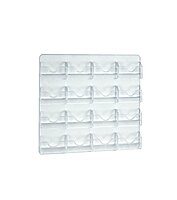 Azar Displays Wall-Mount Business/Gift Card Holders, Clear Acrylic