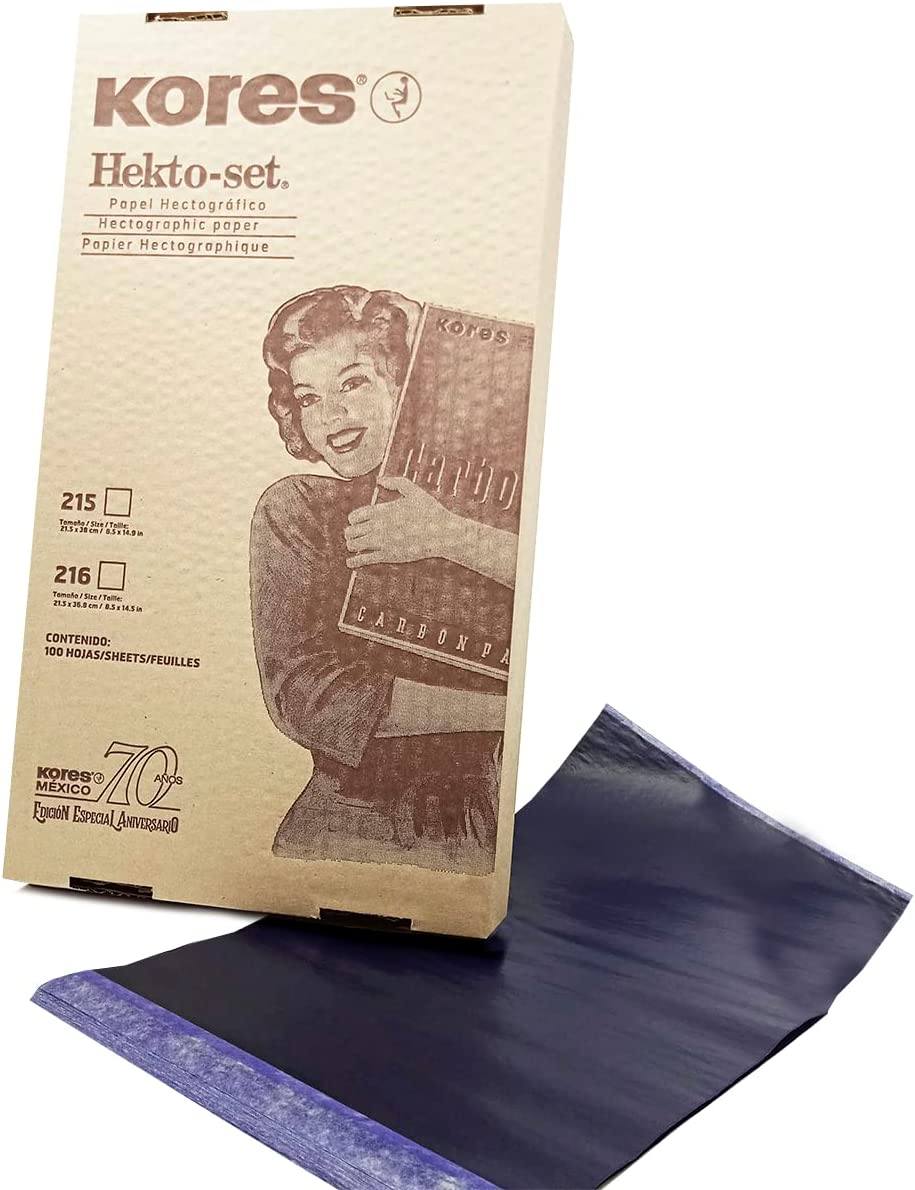 Papel Hectografico Kores Hekto 215 Caja X100hojas