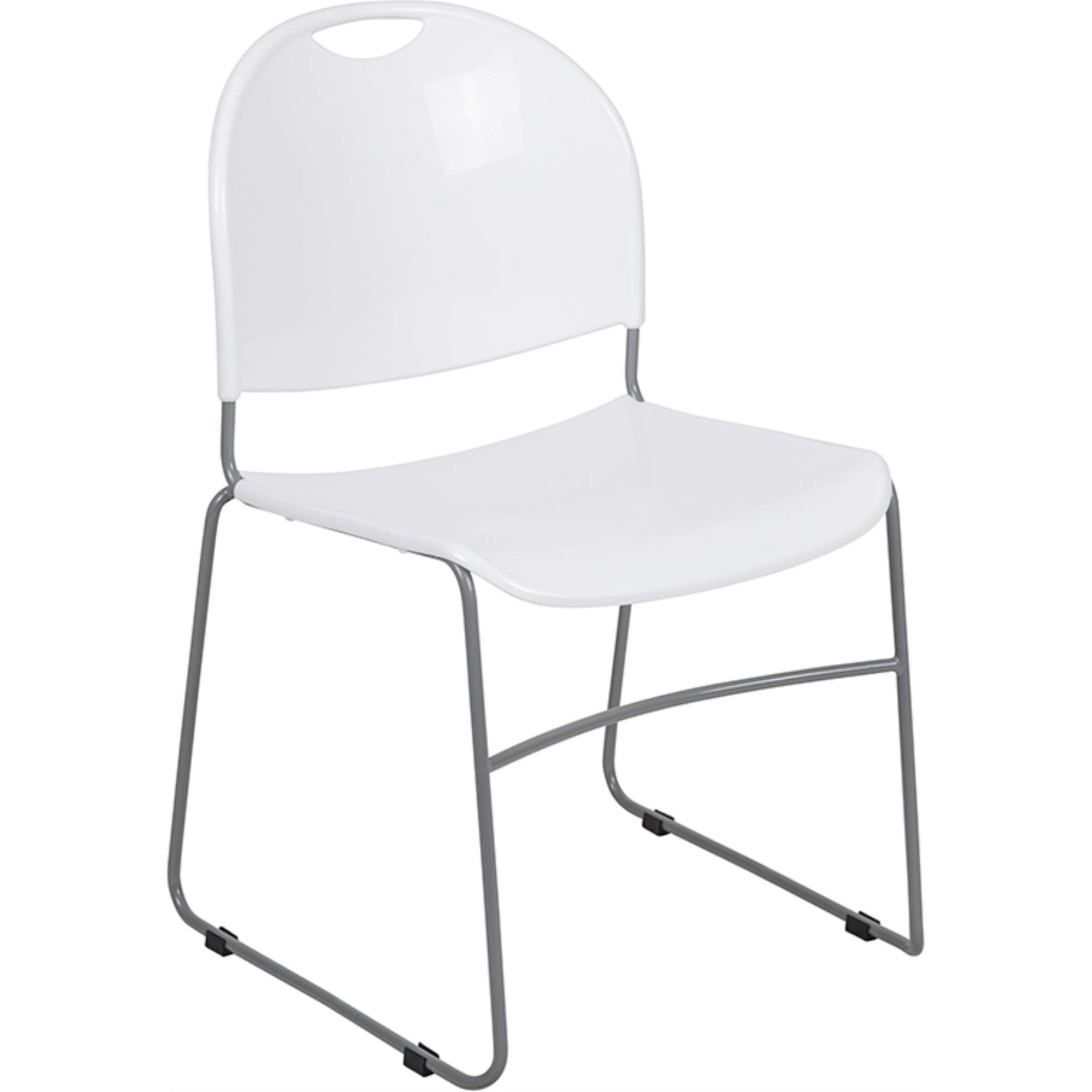 FLASH FURNITURE HERCULES Series 880 lb. Capacity Ultra-Compact Sled Base Stack Chair
