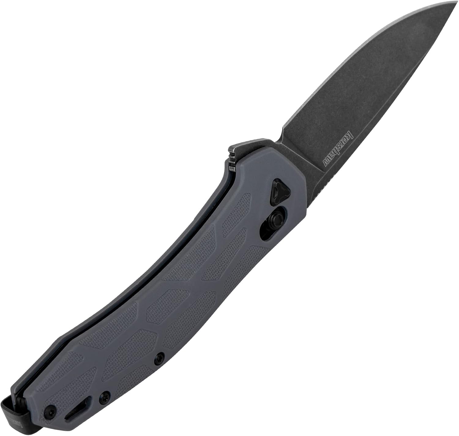 Kershaw Covalent Pocket Knife, DuraLock Lock, KVT Opening Mechanism with Drop Point Blade