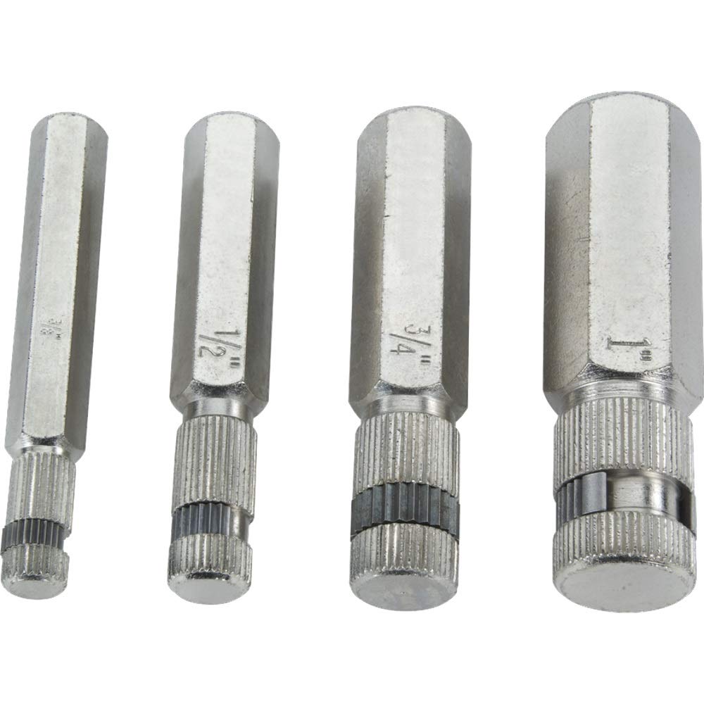 Stanley Proto J140SET 4-Piece Internal Pipe Wrench Set — 3/8, 1/2, 3/4, 1 in