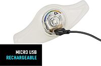 Nite Ize SpokeLit Wheel Light - Bicycle Spoke Light for Visibility and Safety - LED Lights for Bike Wheels - Bicycle Wheel Light - Rechargeable Battery - Disc-O Select