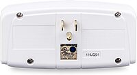 CyberPower CSB300W Essential 3 - Outlet Surge with 900 J - Clamping Voltage 800V, NEMA 5-15P, Wall Tap, EMI/RFI Filtration, White, Lifetime Warranty