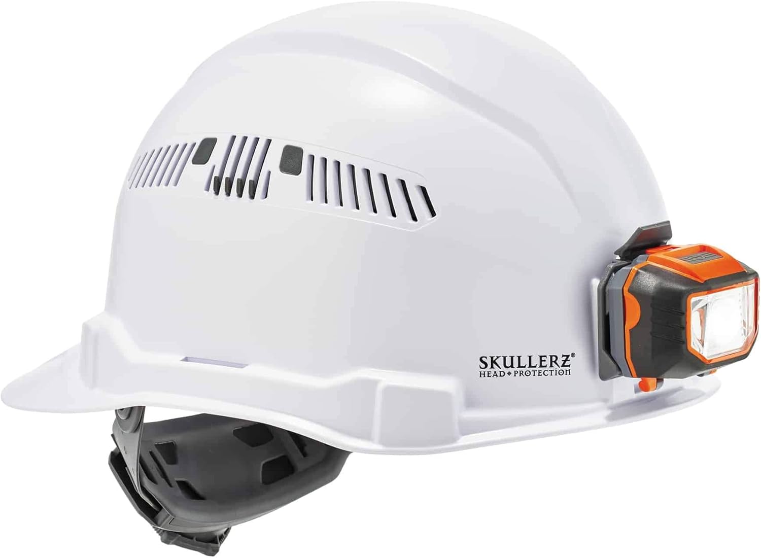ERGODYNE Skullerz Vented Cap-Style Hard Hat, Ratchet Suspension, Class C