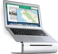 Rain Design iLevel2 Adjustable Height Laptop Stand - iLevel 2 Is A Dynamic Stand With A Unique Height Adjustment Slider On The Front Panel
